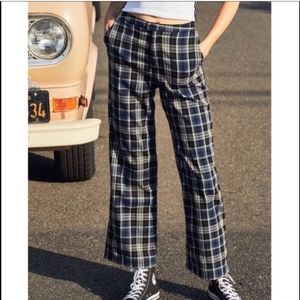John Galt Brandy Melville Valentina Pants Plaid One Size
